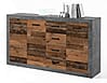 Sideboard Kommode INDIANA 3 Front Old Wood Vintage und Betonoptik