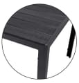 Gartentisch Comfort 80 x 80 cm mit Polywood Platte Gestell Aluminium