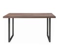 Esstisch CLIF Old Wood Optik Kufengestell schwarz von Forte