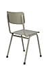 Gartenstuhl Stapelstuhl BACK TO SCHOOL OUTDOOR Moosgrau von ZUIVER
