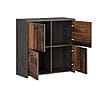 Kommode BEST CHEST K221 4-trg. Optik: Old Wood Vintage Beton von Forte