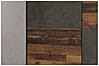 Schwebetürenschrank Kleiderschrank DEDERIK 170x190 cm Old Wood Vintage
