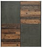 Schwebetürenschrank Kleiderschrank DEDERIK 170x190 cm Old Wood Vintage