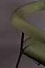 Armlehnstuhl HAILY Samt Grün Esszimmerstuhl von DUTCHBONE Armlehnstuhl HAILY Samt Grün Esszimmerstuhl von DUTCHBONE