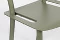 Stuhl Gartenstuhl FRIDAY Aluminium Grün von ZUIVER