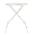 Metalltisch TARENT 60 cm rund Weiß Antik-Look