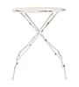 Metalltisch TARENT 60 cm rund Weiß Antik-Look
