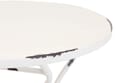 Metalltisch TARENT 60 cm rund Weiß Antik-Look