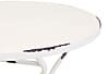 Metalltisch TARENT 60 cm rund Weiß Antik-Look