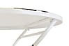 Metalltisch TARENT 60 cm rund Weiß Antik-Look