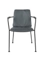 Armlehnstuhl FAB GREY BLUE mit perforierten Kunstleder von ZUIVER