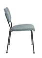 Esszimmerstuhl BENSON GREY BLUE von ZUIVER mit trendigen Cordstoff