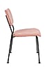 Esszimmerstuhl BENSON PINK von ZUIVER mit trendigen Cordstoff