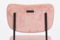 Esszimmerstuhl BENSON PINK von ZUIVER mit trendigen Cordstoff