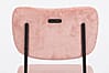 Esszimmerstuhl BENSON PINK von ZUIVER mit trendigen Cordstoff