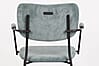 ZUIVER Armlehnstuhl BENSON GREY BLUE mit trendigen Cordstoff