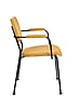 ZUIVER Armlehnstuhl BENSON OCHRE mit trendigen Cordstoff
