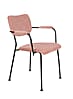 ZUIVER Armlehnstuhl BENSON PINK mit trendigen Cordstoff ZUIVER Armlehnstuhl BENSON PINK mit trendigen Cordstoff