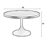 Couchtisch JASON von Zuiver Ø 69 cm
