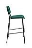 Barhocker BENSON GREEN von ZUIVER mit trendigen Cordstoff