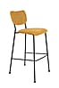 Barhocker BENSON OCHRE von ZUIVER mit trendigen Cordstoff Barhocker BENSON OCHRE von ZUIVER mit trendigen Cordstoff