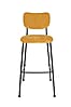 Barhocker BENSON OCHRE von ZUIVER mit trendigen Cordstoff Barhocker BENSON OCHRE von ZUIVER mit trendigen Cordstoff