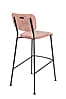 Barhocker BENSON PINK von ZUIVER mit trendigen Cordstoff