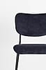 Tresenhocker BENSON DARK BLUE von ZUIVER mit trendigen Cordstoff