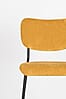 Tresenhocker BENSON OCHRE von ZUIVER mit trendigen Cordstoff