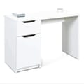 Schreibtisch WESTPHALEN Weiß mit 1 Schublade und 1 Tür