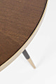 Esstisch DENISE Ø 91 cm mit runder Platte Walnussfarbig