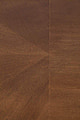 Esstisch DENISE 180 x 90 cm Platte oval Walnussfarbig
