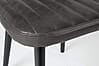 Stuhl Esszimmerstuhl JAKE WORN BLACK Kunstleder schwarz