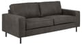 Sofa Couch JESOLO Stoff Preston Anthrazit 2,5 sitzig 196 cm