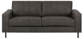 Sofa Couch JESOLO Stoff Preston Anthrazit 2,5 sitzig 196 cm
