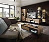 Wohnwand MANHATTAN VV82 Haveleiche Cognac montiert