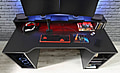TEZAUR 1B Gaming Tisch Computertisch mit LED Beleuchtung von Forte