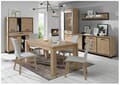Sideboard TRONDHEIM 2 Türen Artisan Eiche / Schwarzeiche Optik