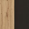 Highboard TRONDHEIM 4 Türen Artisan Eiche / Schwarzeiche Optik, Forte