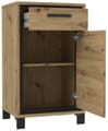 Schuhschrank TRONDHEIM Artisan Eiche Schwarzeiche Optik, Forte