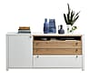 Sideboard SERPIO Weiß mit Absetzung Wildbuche