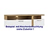 Lowboard TULUZA 2 Schubladen Optik Weiß / Artisan Eiche von Forte