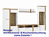 Wohnwand Wohnzimmerschrank TULUZA Optik Weiß / Artisan Eiche, von Forte