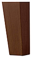 Wood-Line Buche Massivholzbett Premium 23 mit Wandpaneel gepolstert