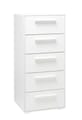 Hasena Kommode ALTO 5 Schubladen Buche weiß Kernbuche und Eiche Bianco