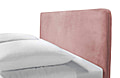 DREAM-LINE Polsterbett mit Kopfteil Mars Metallfuß Fasio, Rahmen Ciara