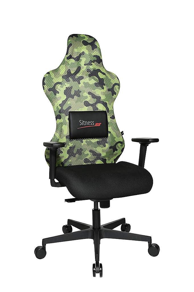 Bürostuhl Drehstuhl Sitness RS Camouflage Sport, von Grün Star Top