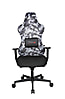 Gaming Chair Sitness RS Sport Camouflage Weiß Grau Bürostuhl, Top Star