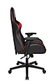 Gaming Chair Bürostuhl SPEED CHAIR 2, Kunstleder Schwarz Rot, Top Star