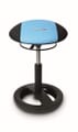 Fitness Hocker Sitzhocker SITNESS RS BOB, Schwarz Blau von Top Star